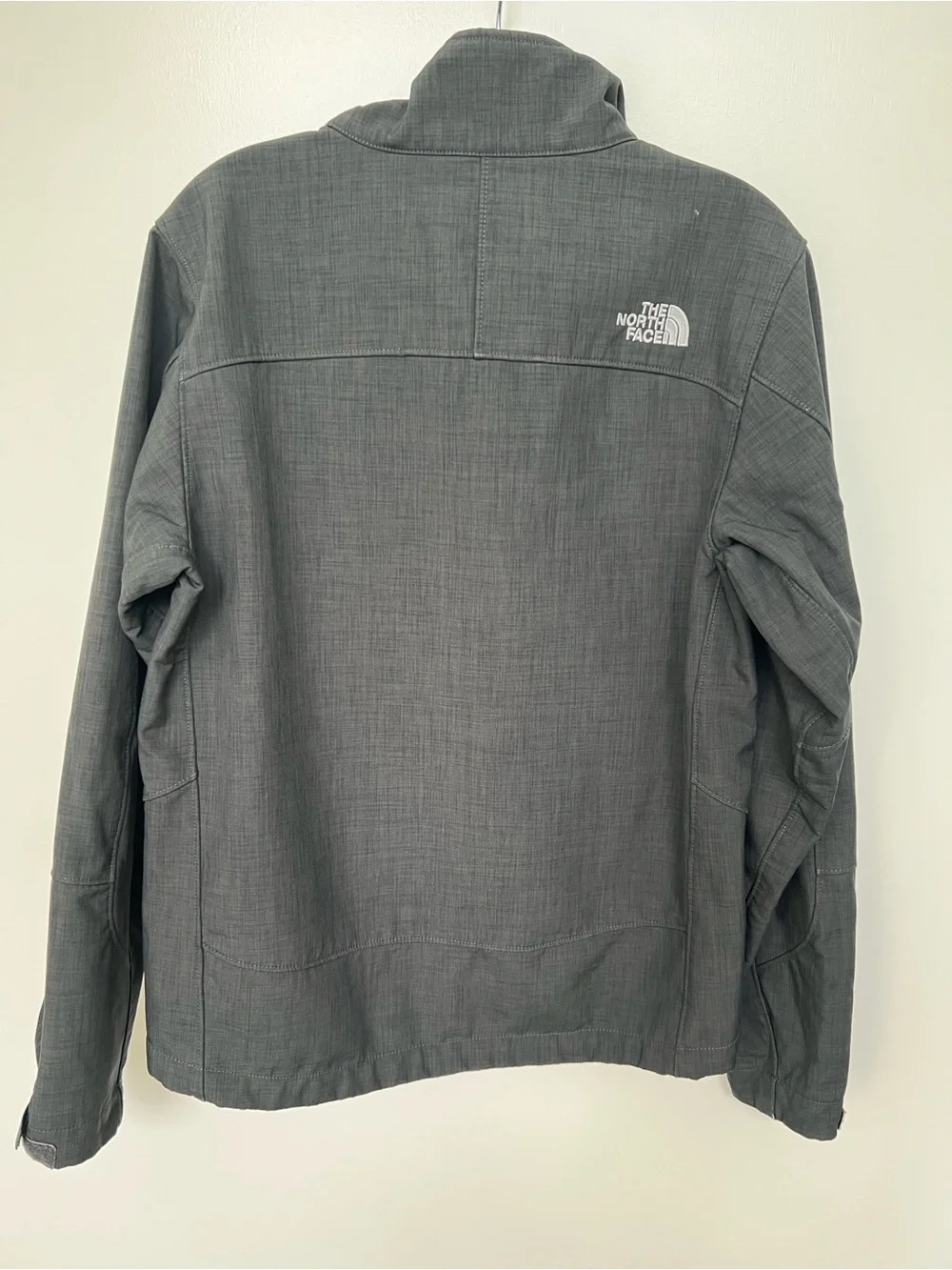 The North Face Men's Dark Charcoal Full-Zip Jacket